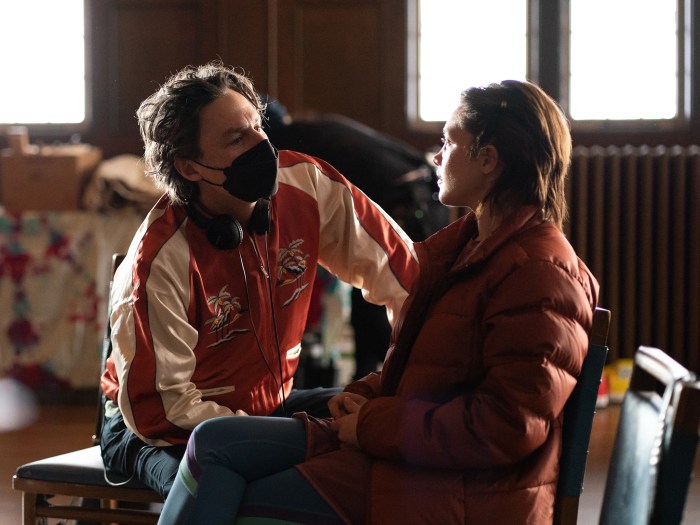 Zach braff talks working with florence pugh directing morgan freeman in a good person