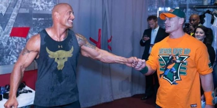 Kevin hart compares the rock to john cena as creative collaborators