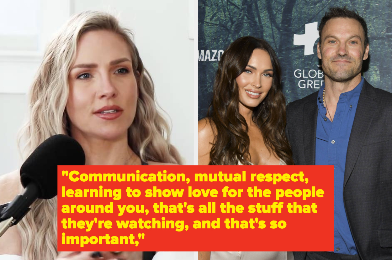 Brian austin green has only positive things to say about co parenting with megan fox amidst her drama with mgk