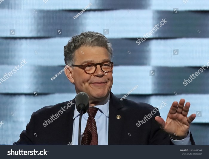Franken al senator satirist resigns sexual turned amid allegations misconduct pst am dec updated