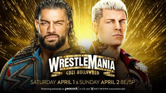 Full wrestlemania 39 predictions including roman reigns cody rhodes and brock lesnar