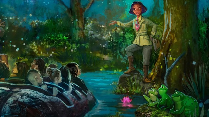 Before splash mountain another disneyland location will get a princess and the frog re theme
