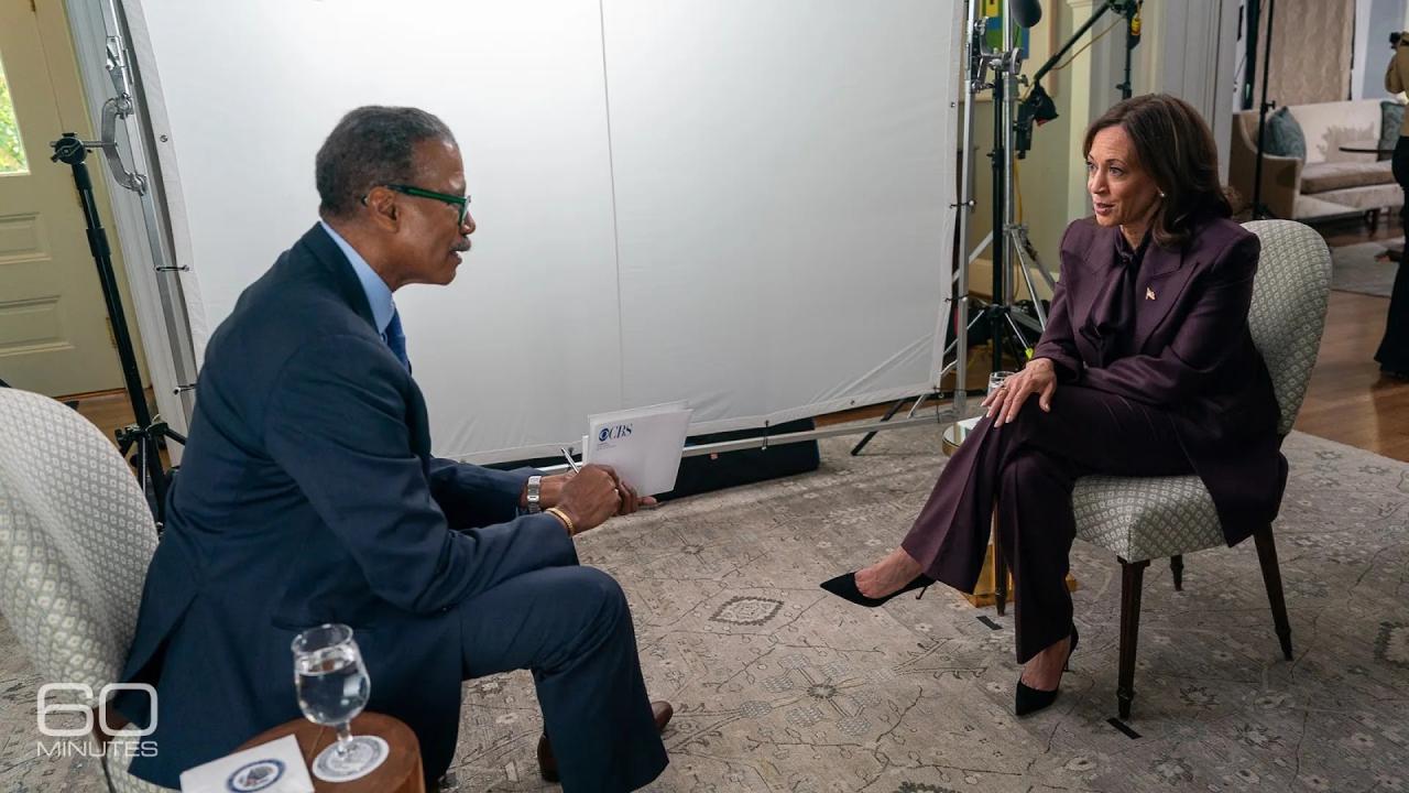 Kamala Harris And Tim Walz's First Joint Sit-Down Interview - Anderson ... Prince harrys 60 minutes interview with anderson cooper when and how to watch
