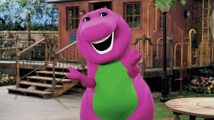 Barney the purple dinosaurs cgi reboot has sparked all kinds of reactions on twitter