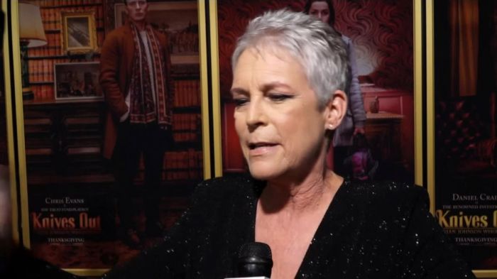 Jamie lee curtis responds after backlash over image of a child hanging in her office