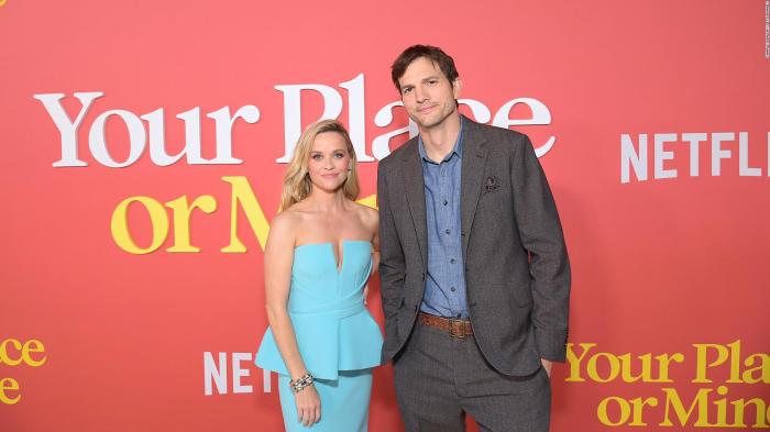 Mila kunis called out ashton kutcher and reese witherspoon about those awkward red carpet photos