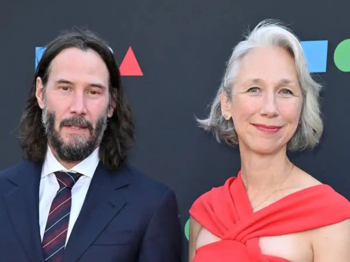 Keanu reeves gets asked about his last moment of bliss and of course girlfriend alexandra grant was involved