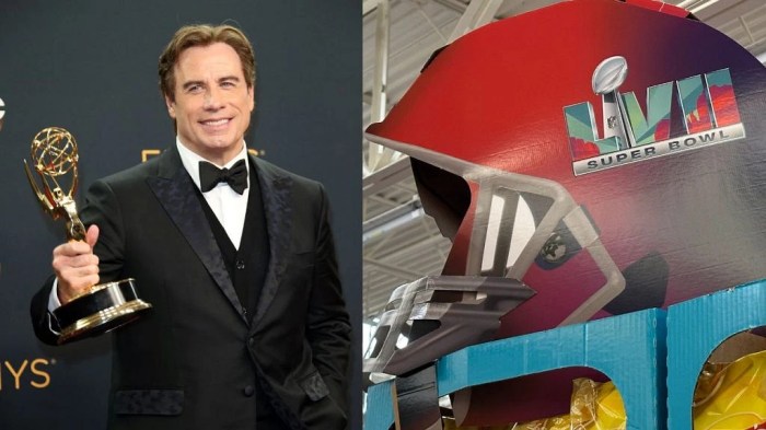 John travolta makes epic grease return sort of in hilarious new super bowl commercial