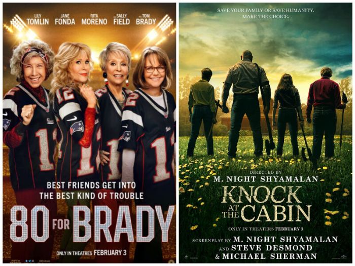 Knock at the cabin and 80 for brady together take down avatar the way of water at the weekend box office