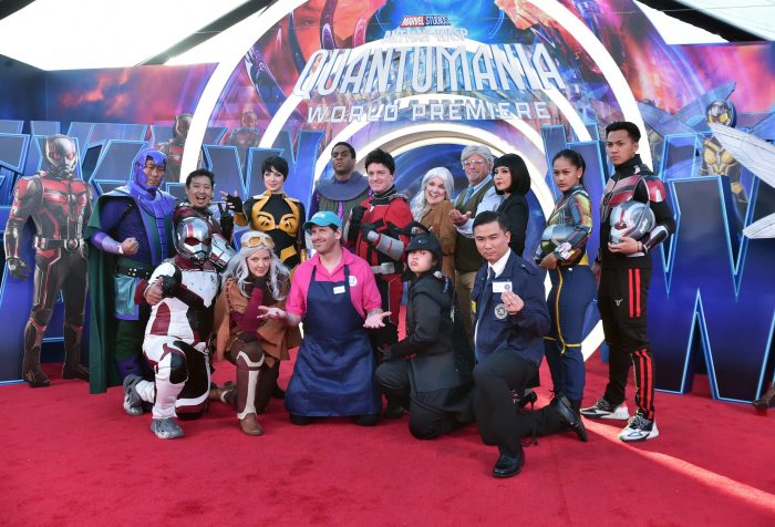 The see through dress made another red carpet appearance at the ant man and the wasp quantumania premiere