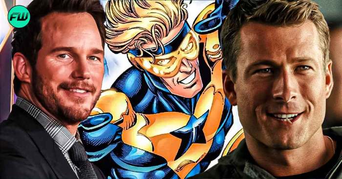 Top gun mavericks glen powell name dropped booster gold and now i need him to play the dc character