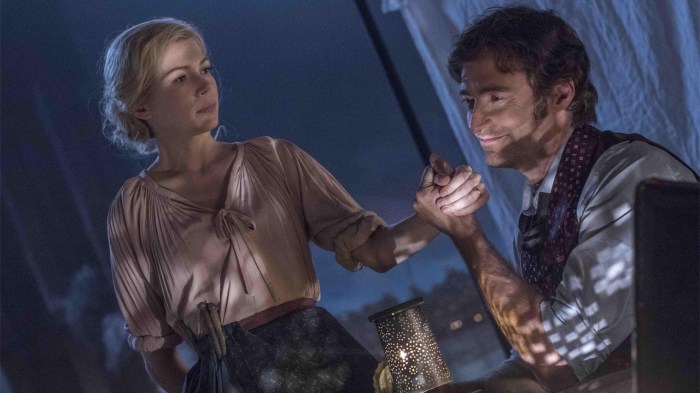 Michelle williams showman greatest filming nyc movie set her gotceleb celebmafia Greatest showman 2 star michelle williams has a pretty solid argument for a sequel