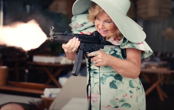 Jennifer coolidge and the shotgun wedding cast on the soggy struggles of shooting in a pool for weeks at a time