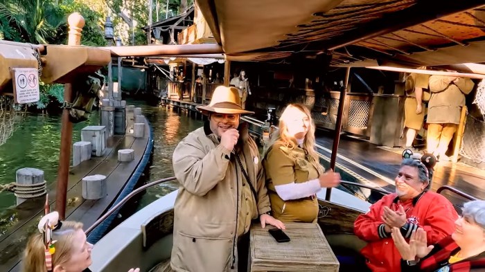 Josh gad got to be a jungle cruise skipper at disneyland and now i need him in the dwayne johnson sequel