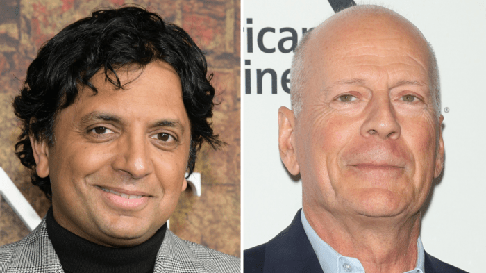 M night shyamalan gets candid about bruce willis retirement situation and what his family is going through