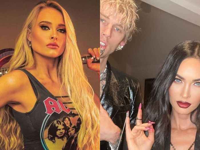 A fan asked megan fox if sophie lloyd led to possible break up with machine gun kelly but who is she