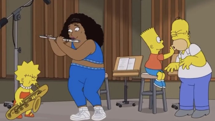 Lizzo announced shed be joining the simpsons in the most lizzo way possible