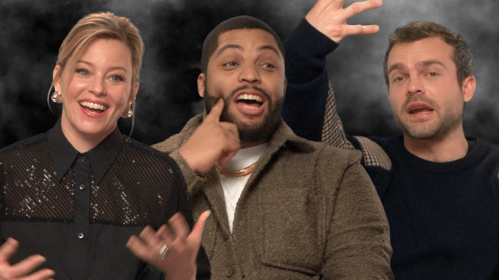 Cocaine bear interviews with elizabeth banks oshea jackson jr and alden ehrenreich