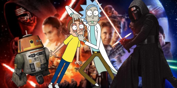 The fun way rick and morty directly influenced the star wars universe
