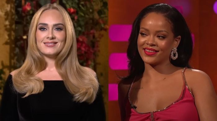 Adeles reaction to rihanna performing the super bowl lvii halftime show is a
