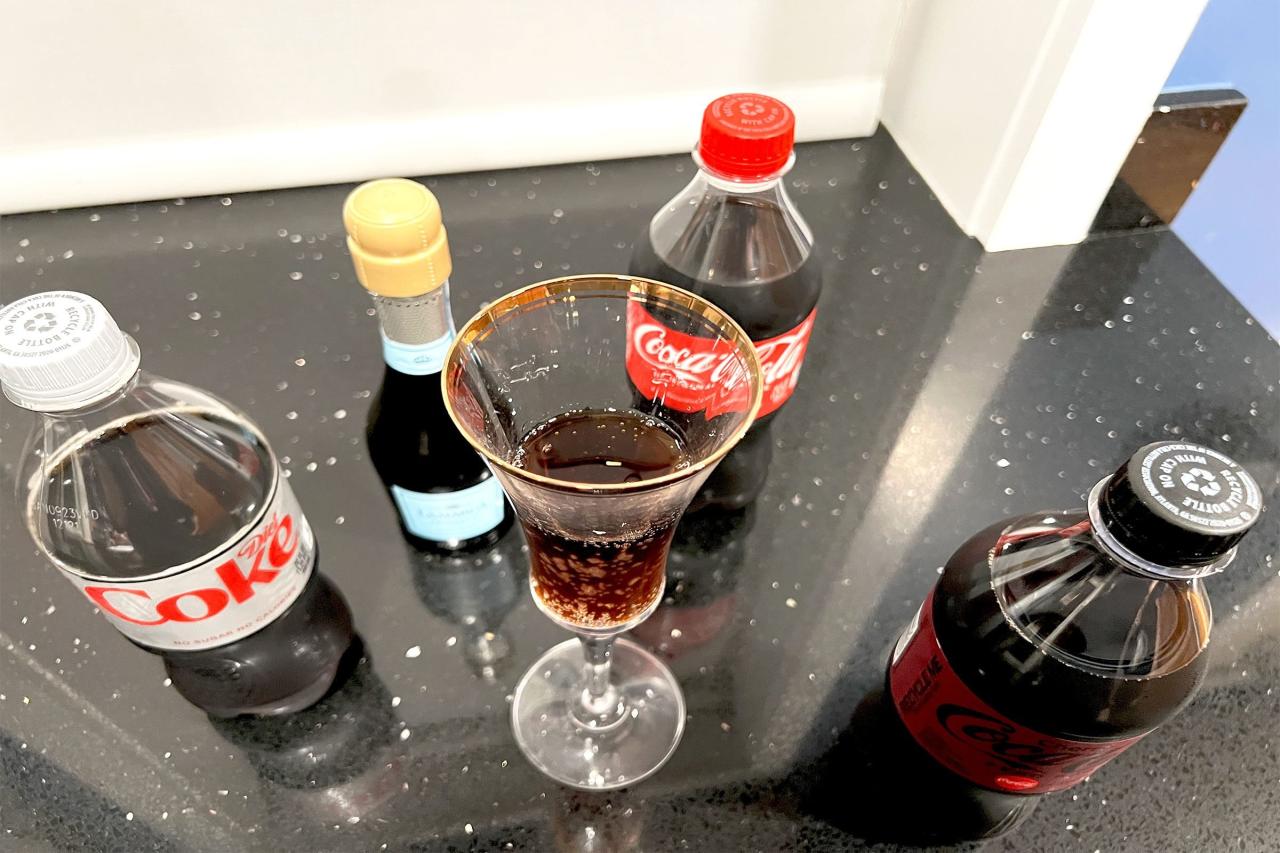 Watch cocaine bears elizabeth banks try tom hanks diet coke and champagne cocktail diet cokagne