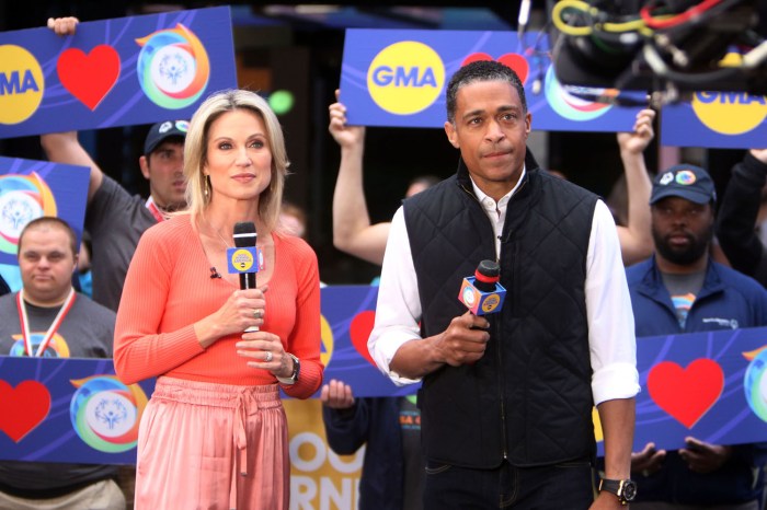 Amy robach and tj holmes still under investigation at abc but insider claims there have been other ramifications