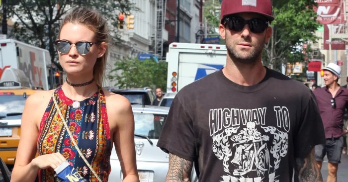 Adam levines wife behati prinsloo publicly responded to a call her daddy prank about the singers cheating scandal