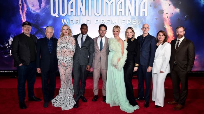 The see through dress made another red carpet appearance at the ant man and the wasp quantumania premiere
