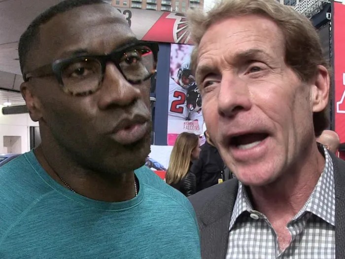 Shannon sharpe returned to undisputed and lasted 45 seconds before skip bayless derailed the show