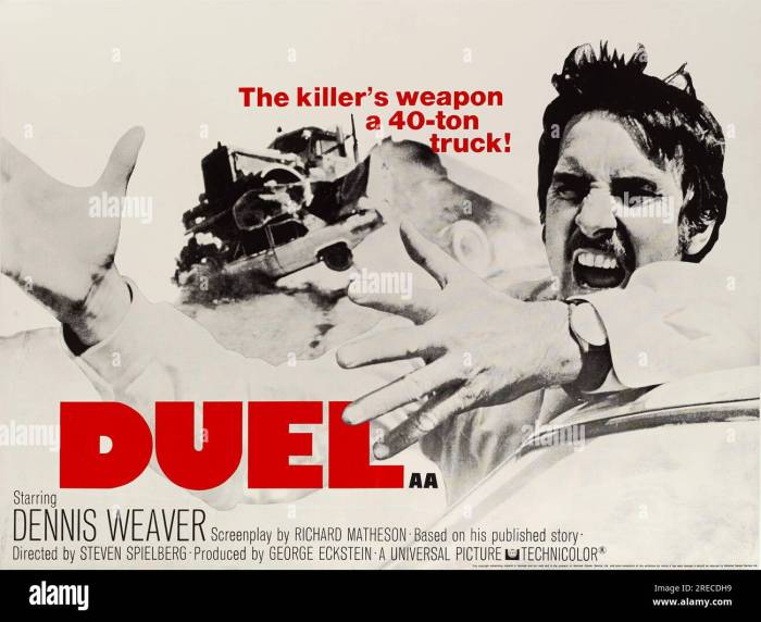 DUEL (1971), directed by STEVEN SPIELBERG. Credit: UNIVERSAL PICTURES ... Steven spielberg could have directed a harry potter movie why he doesnt look back with regret