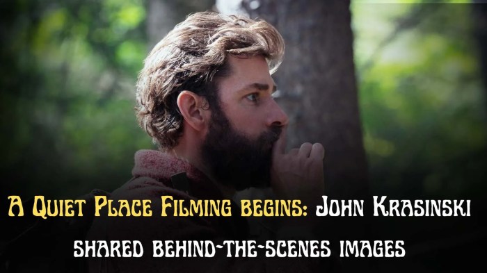 John krasinski has begun filming a quiet place day one see how he celebrated