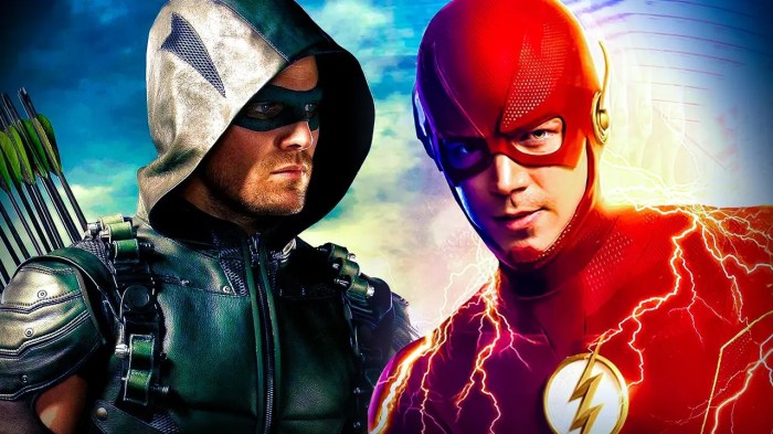 The flash is bringing stephen amells green arrow back for epic yet emotional reunion