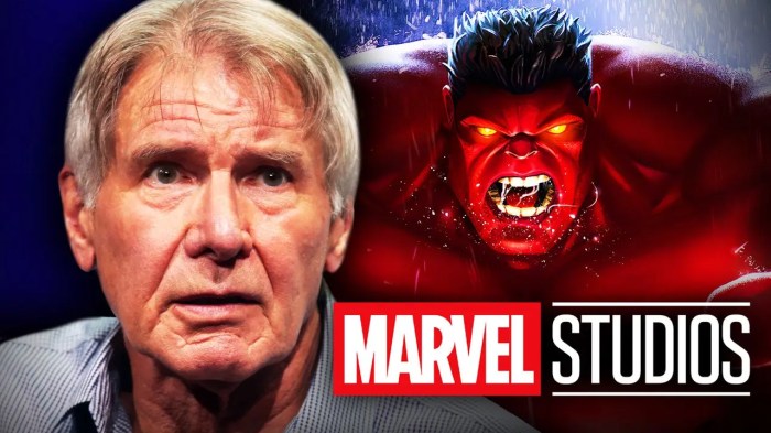 Thunderbolts fan art imagines harrison ford as red hulk