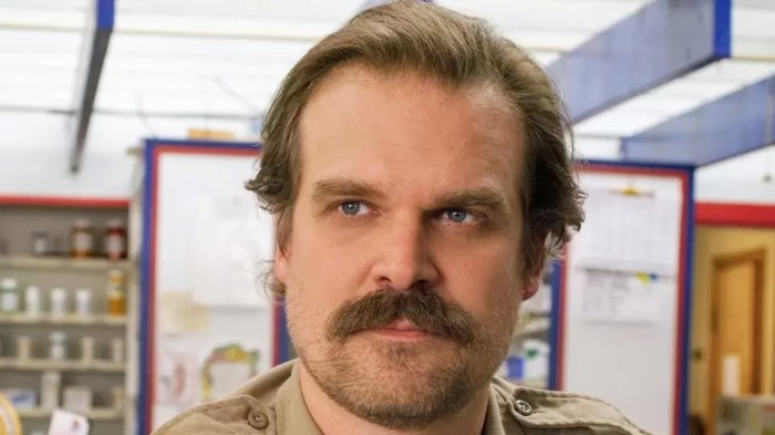 Why david harbours character doesnt talk in we have a ghost