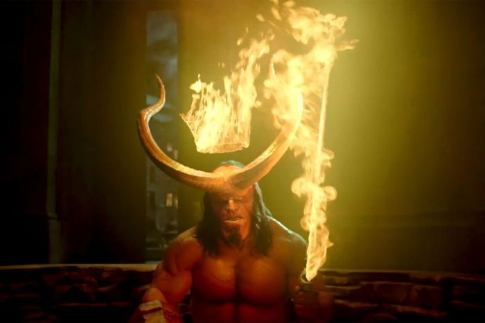 Hellboy david harbour actor movie transformation perlman ron synopsis locations reboot filming grabs dinner will when he Another hellboy movie is rumored to be in the works but will david harbour be back