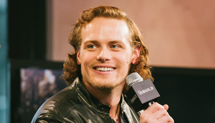 Outlanders sam heughan talks first casting session with caitriona balfe and how they were breathless afterward