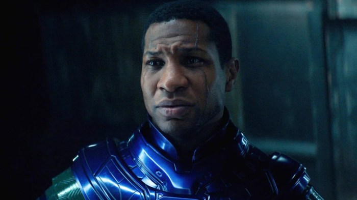 Marvels jonathan majors weighs in on the idea of kang the conqueror meeting robert downey jrs iron man