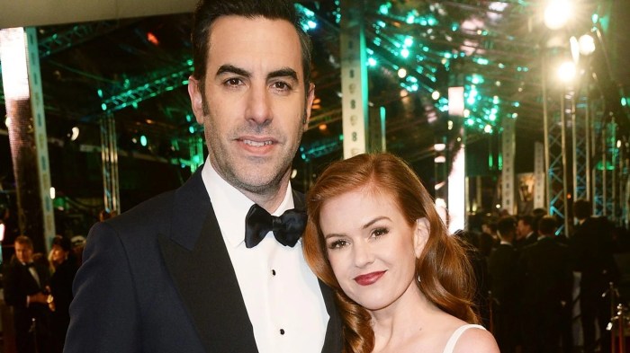 Cohen baron sacha isla fisher olive went out popsugar celebrates ride boat sydney 40th birthday Isla fisher and husband sacha baron cohen vacationed in the caribbean and she wowed in strappy swimwear