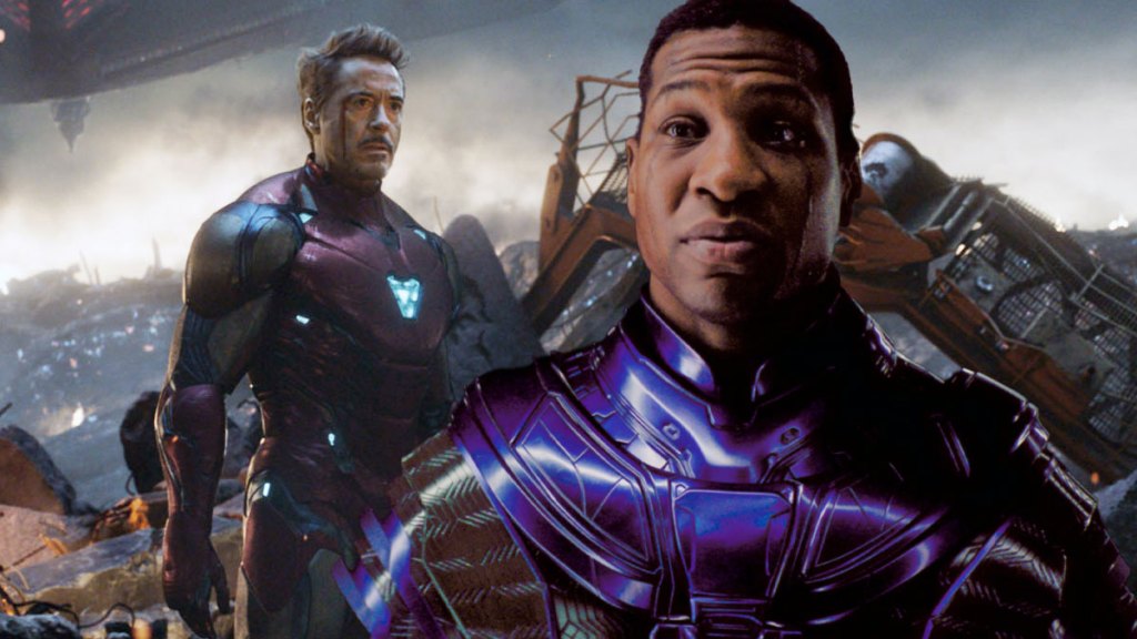 Marvels jonathan majors weighs in on the idea of kang the conqueror meeting robert downey jrs iron man