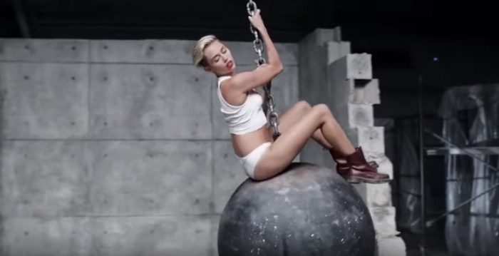Miley cyrus forgoes the wrecking ball for the trapeze ahead of new music release