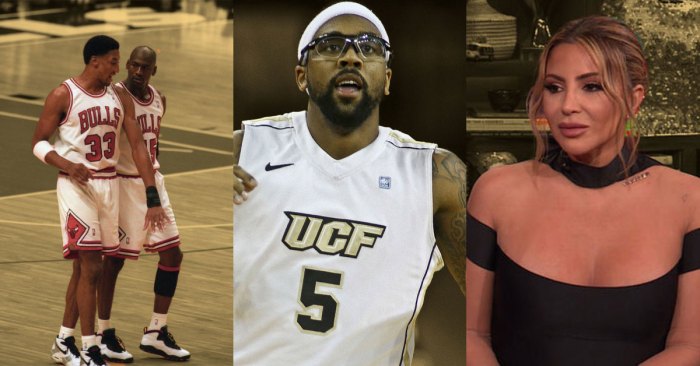 Larsa pippens nba player son is now teammates with her ex boyfriend and shannon sharpe has a blunt take on the situation