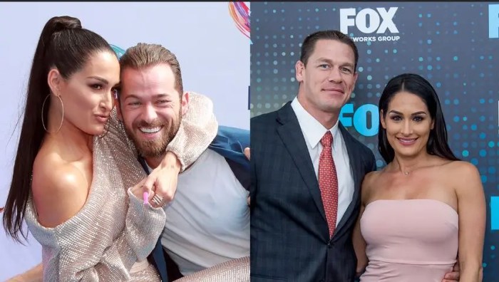 Nikki bella bought a dress for wedding to john cena that never happened why she later wore it to marry artem chigvintsev