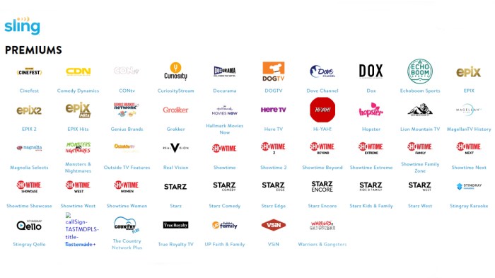 Sling packages channels Sling tv price packages channels subscription