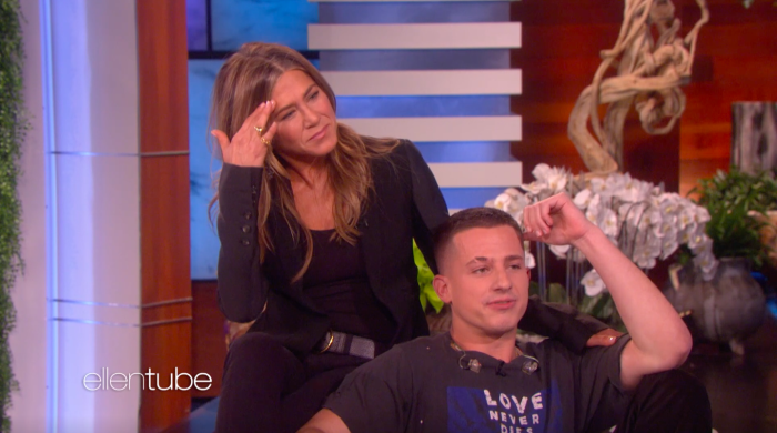 Jennifer aniston gets asked about another friends reunion and how often she still sees the cast