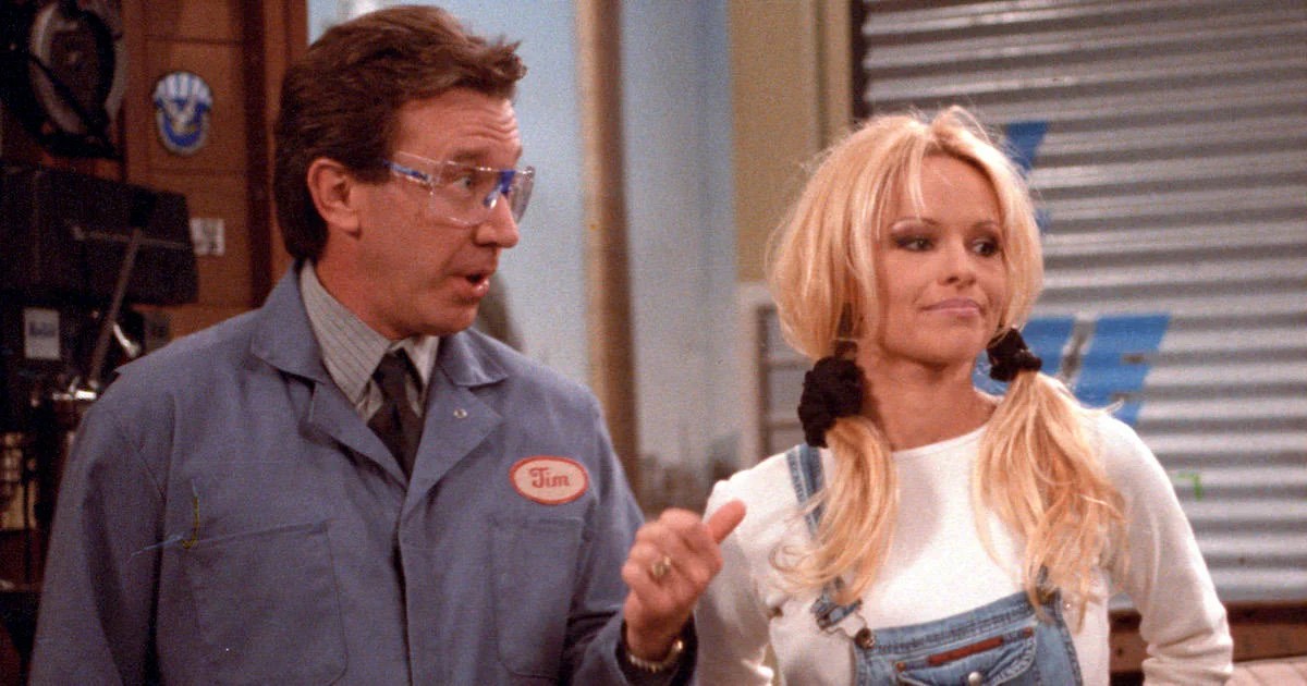 Rumors are swirling that tim allen might feel conservative beliefs are behind pamela andersons home improvement allegations