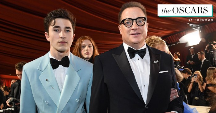 Brendan fraser reveals perfectly fitting way his sons helped him celebrate first oscar nomination