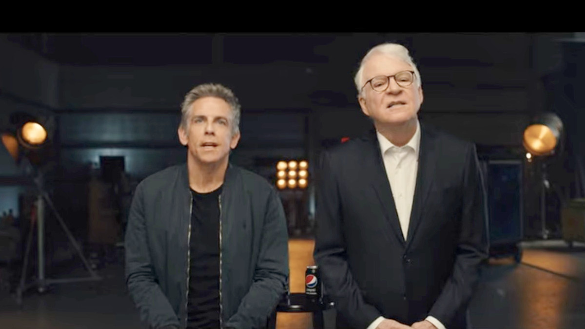 Steve martin drops nepo baby bomb on ben stiller while smack talking in hilarious new super bowl ad