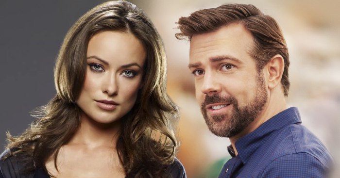 Sudeikis olivia jason wilde otis son meet entertainment toronto 2013 attend premiere rush sept festival film international during