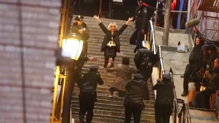 After lady gagas harley quinn look was revealed in joker 2 set photos the internet has thoughts